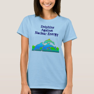 Delphine gegen den T - Shirt der Nuklearen Energie
