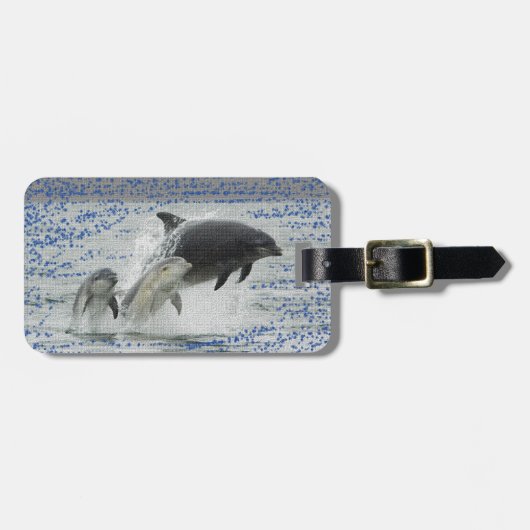 Delphine Gepäckanhänger (Vorderseite horizontal)