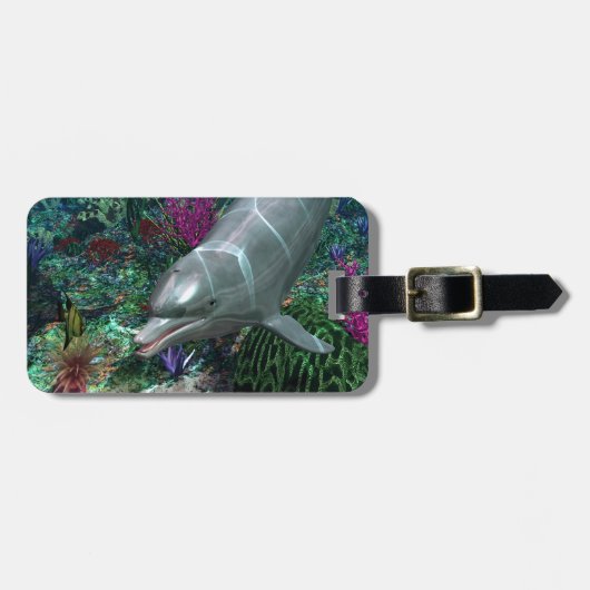 Delphine Gepäckanhänger (Vorderseite horizontal)