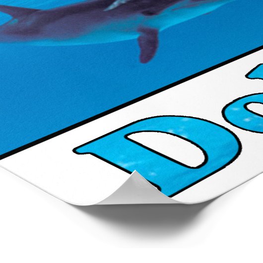 Delphine gerettet poster (Ecke)