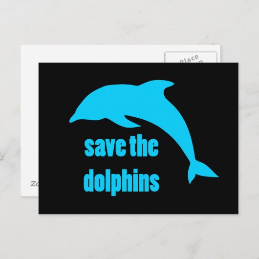 Delphine gerettet postkarte (Vorne/Hinten)