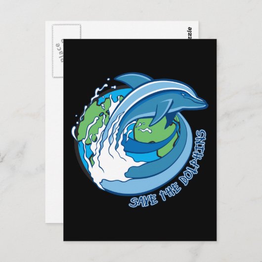 Delphine gerettet postkarte (Vorne/Hinten)