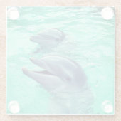 Delphine Glasuntersetzer (Rückseite)