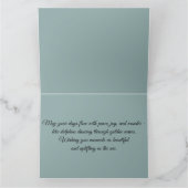 Delphine Golden Botanical Dreamscape Karte (Innenseite)