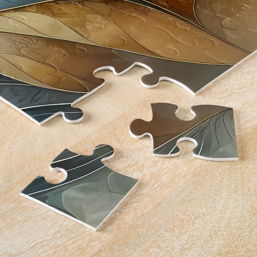 Delphine Golden Botanical Dreamscape Puzzle (Seite)