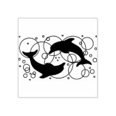 Delphine Gummistempel (Prägung)