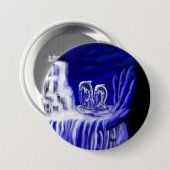 Delphine , Hand der Zeiten Button (Vorne & Hinten)