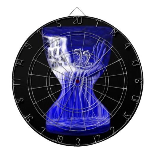 Delphine , Hand der Zeiten Dartscheibe (vorne)