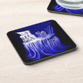 Delphine , Hand der Zeiten Getränkeuntersetzer (Linke Seite)