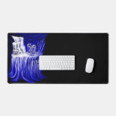 Delphine , Hand der Zeiten Schreibtischunterlage (Tastatur & Maus)