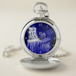 Delphine , Hand der Zeiten Taschenuhr