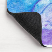 Delphine im Blau Mousepad (Ecke)