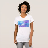 Delphine im Blau T-Shirt (Vorne ganz)