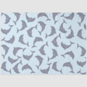 Delphine im Meeresmuster Seidenpapier (Vorderseite)