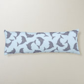 Delphine im Meeresmuster Seitenschläferkissen (Rückseite)