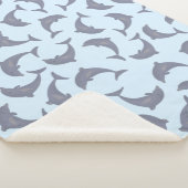 Delphine im Meeresmuster Sherpadecke (3/4)