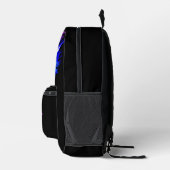 Delphine im Mondschein Bedruckter Rucksack (Rechts)