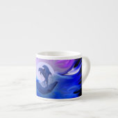 Delphine im Mondschein Espressotasse (Vorderseite Rechts)
