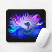 Delphine im Mondschein Mousepad (Mit Mouse)