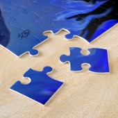 Delphine im Mondschein Puzzle (Seite)