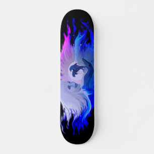Delphine im Mondschein Skateboard