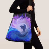 Delphine im Mondschein Tragetaschen Mit Langen Trägern (Von Nahem)