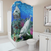 Delphine im Ozean Duschvorhang (Beispiel)