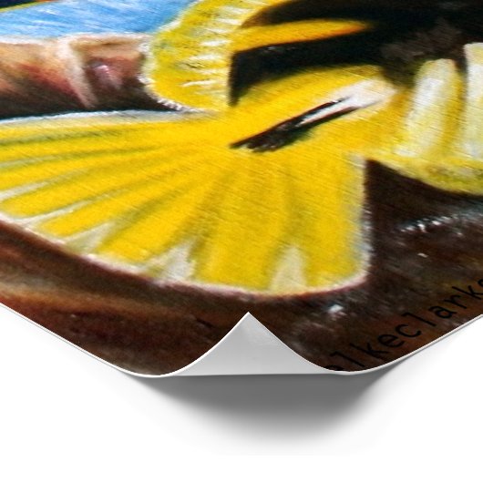 Delphine im Ozean-Poster Poster (Ecke)