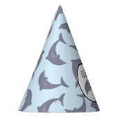 Delphine im Sea Pattern Geburtstagsparty Partyhütchen (Links)