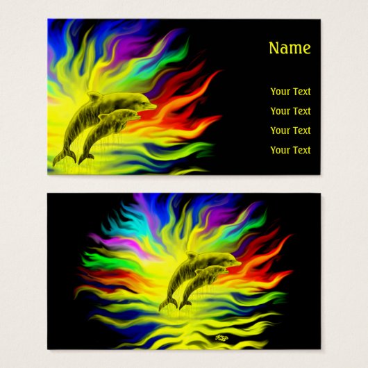 Delphine im Sonnenschein (Vorne & Hinten)