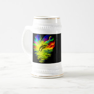 Delphine im Sonnenschein Bierglas
