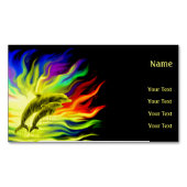 Delphine im Sonnenschein Magnetische Visitenkarte (Vorderseite)