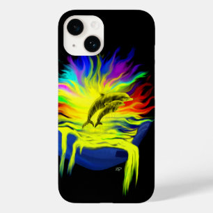 Delphine im Sonnenschein mit der Hand Case-Mate iPhone Hülle