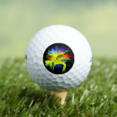 Delphine im Sonnenschein mit der Hand Golfball (Insitu T-Shirt)