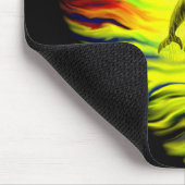 Delphine im Sonnenschein Mousepad (Ecke)