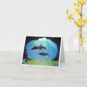 Delphine Karte (Gelbe Blume)