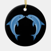 Delphine Keramik Ornament (Vorne)