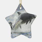 Delphine Keramik Ornament (Links)