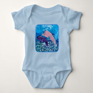 Delphine "Kunst von Kindern" Baby Strampler