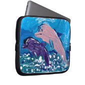 Delphine "Kunst von Kindern" Laptopschutzhülle (Vorne Rechts)