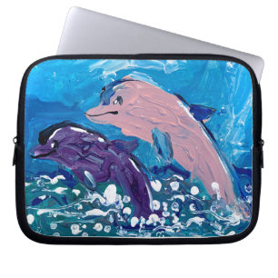 Delphine "Kunst von Kindern" Laptopschutzhülle