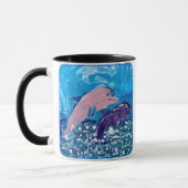 Delphine "Kunst von Kindern" Tasse (Links)