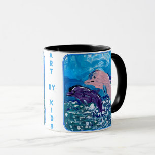 Delphine "Kunst von Kindern" Tasse