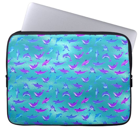 Delphine Laptopschutzhülle (Vorderseite)