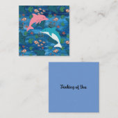 Delphine - Leben im Ozean Mitteilungskarte (Vorne/Hinten)