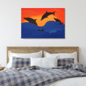 Delphine Leinwanddruck (Insitu (Schlafzimmer))