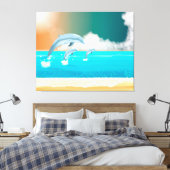 Delphine Leinwanddruck (Insitu (Schlafzimmer))