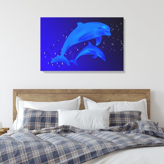 Delphine Leinwanddruck (Insitu (Schlafzimmer))