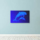 Delphine Leinwanddruck (Insitu (Holzboden))