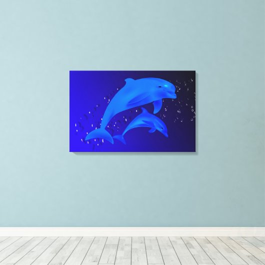 Delphine Leinwanddruck (Insitu (Holzboden))